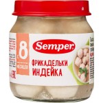 Фрикадельки мясные SEMPER Индейка, с 8 месяцев, 100г Фрикадельки мясные SEMPER Индейка, с 8 месяцев, 100г