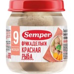 Фрикадельки рыбные SEMPER Красная рыба, с 9 месяцев, 100г Фрикадельки рыбные SEMPER Красная рыба, с 9 месяцев, 100г