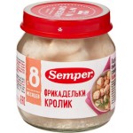 Фрикадельки мясные SEMPER Кролик, с 8 месяцев, 100г Фрикадельки мясные SEMPER Кролик, с 8 месяцев, 100г