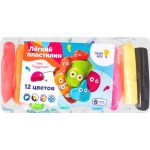 Наборы для лепки GENIO KIDS-ART Легкий пластилин, 12 цветов