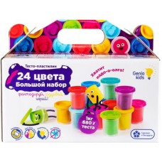 Набор для лепки GENIO KIDS Тесто-пластилин 24 баночки Арт. TA1097 в магазинах Лента