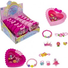Набор украшений 1TOY Sweet heart Bijou, в ассортименте Арт. Т21037/8/9 в магазинах Лента