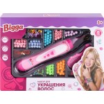 Набор игровой BIGGA Машинка для плетения из бусин, 14 предметов