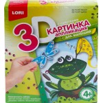 Набор для творчества LORI Аппликация для малышей, с пайетками, в ассортименте Арт. Пм-001