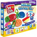 Масса для лепки JOY DOH Number cutter set Учимся считать, 4х50г