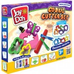 Масса для лепки JOY DOH Cookie cutter set Изучаем цвета и формы, 4х50г Масса для лепки JOY DOH Cookie cutter set Изучаем цвета и формы, 4х50г