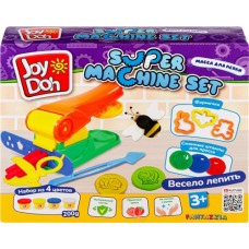Масса для лепки JOY DOH Super machine set Чудо-машинка, 4х50г в магазинах Лента