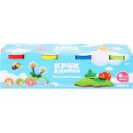 Тесто для лепки КРОК&ДИЛЛИ 4 цвета, Арт. 3516