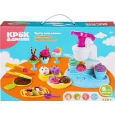 Тесто для лепки КРОК&ДИЛЛИ Мороженое, с аксессуарами, 18 предметов, Арт. 3913 в магазинах Лента