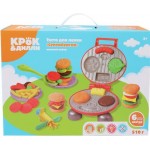 Тесто для лепки КРОК&ДИЛЛИ Супербургер, с аксессуарами, 15 предметов, Арт. CN9005 Тесто для лепки КРОК&ДИЛЛИ Супербургер, с аксессуарами, 15 предметов, Арт. CN9005