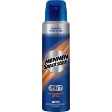 Дезодорант-антиперспирант спрей мужской MENNEN SPEED STICK 24/7 Активный день, 150мл в магазинах Лента