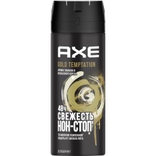 Дезодорант-антиперспирант спрей мужской AXE Gold Temptation, 150мл в магазинах Лента