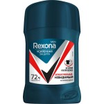 Антиперспирант-стик мужской REXONA Антибактериальный Невидимый на черном и белом, 50мл