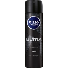 Антиперспирант-спрей мужской NIVEA Ultra, 150мл в магазинах Лента Антиперспирант-спрей мужской NIVEA Ultra, 150мл в магазинах Лента