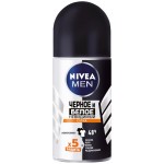 Антиперспирант роликовый мужской NIVEA Men Черное и Белое Невидимый Extra, 50мл Антиперспирант роликовый мужской NIVEA Men Черное и Белое Невидимый Extra, 50мл