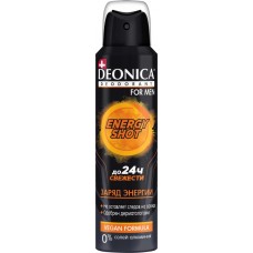 Антиперспирант-спрей мужской DEONICA For men Energy shot Vegan Formula, 150мл в магазинах Лента