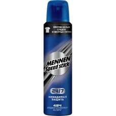 Дезодорант-антиперспирант спрей мужской MENNEN SPEED STICK 24/7 Невидимая защита, 150мл в магазинах Лента