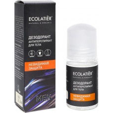 Дезодорант-антиперспирант роликовый мужской ECOLATIER Невидимая защита, 50мл в магазинах Лента
