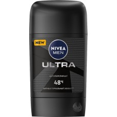 Дезодорант-антиперспирант стик мужской NIVEA Men Ultra, 50мл в магазинах Лента Дезодорант-антиперспирант стик мужской NIVEA Men Ultra, 50мл в магазинах Лента