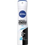 Дезодорант-антиперспирант спрей NIVEA Pure Черное и Белое Невидимая защита, 150мл Дезодорант-антиперспирант спрей NIVEA Pure Черное и Белое Невидимая защита, 150мл