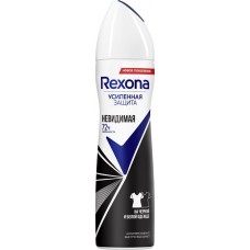 Антиперспирант-спрей женский REXONA Невидимый на черном и белом, 150мл в магазинах Лента