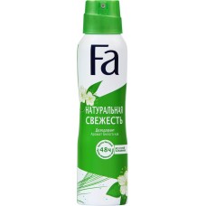 Дезодорант-антиперспирант спрей женский ФА Природная свежесть Белый чай, 150мл в магазинах Лента