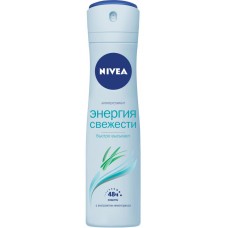 Дезодорант-антиперспирант спрей женский NIVEA Энергия свежести, 150мл в магазинах Лента