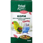 Корм для мелких и средних попугаев TRIOL Криспи-Экстра, 500г