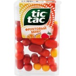 Драже TIC TAC Фруктовый микс вишня, апельсин, маракуйя, 16г