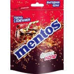 Драже жевательное MENTOS Кола, 95г