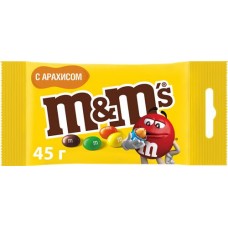 Драже M&M'S С арахисом, 45г в магазинах Лента