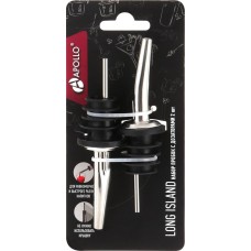 Набор пробок APOLLO Long Island, с дозаторами, нержавеющая сталь, пищевой пластик Арт. LNG-01, 2шт в магазинах Лента