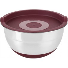 Миска HOMECLUB d=17см, с крышкой и силиконовым дном, нержавеющая сталь, 1.5л Арт. 14673 в магазинах Лента