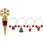 Набор для бокалов APOLLO Misterio, пробка для бутылки, подвесы для бокалов 4шт, Арт. MIS-06 Набор для бокалов APOLLO Misterio, пробка для бутылки, подвесы для бокалов 4шт, Арт. MIS-06