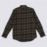 Рубашка мужская INWIN Hit, хаки/черный, Арт. LMS004-1 Рубашка мужская INWIN Hit, хаки/черный, Арт. LMS004-1