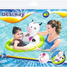 Круг надувной для плавания BESTWAY Животные 81х56см, с сиденьем, Арт. 34058/34180 в магазинах Лента
