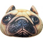 Подушка автомобильная ЛЕНТА Мопс 26х22х12см 3D, Арт. IS01017