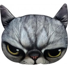 Подушка автомобильная ЛЕНТА Сердитый кот 26х22х12см 3D, Арт. IS01010 в магазинах Лента