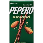 Соломка LOTTE Almond Pepero в шоколадной глазури с миндалем, 36г Соломка LOTTE Almond Pepero в шоколадной глазури с миндалем, 36г