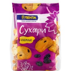 Сухари ЛЕНТА Изюмные, 300г в магазинах Лента