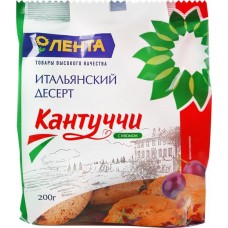 Сухари ЛЕНТА Итальянский десерт Кантуччи с изюмом, 200г в магазинах Лента