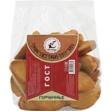 Сухари ГОСТ Большие с горчицей, 300г в магазинах Лента