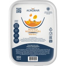 Пюре фруктовое замороженное АГРОБАР ПРО Манго-мандарин, 250г в магазинах Лента