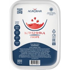 Пюре фруктовое замороженное АГРОБАР ПРО Клубника, 250г в магазинах Лента