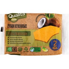 Губка для посуды QUALITA Fibra Naturale Eco life Арт. 10263, 2шт в магазинах Лента