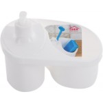 Подставка для моющих средств IDEA с дозатором, белый, размер М Арт. 1149