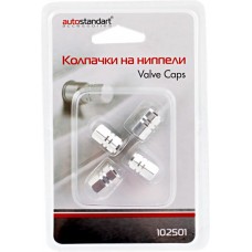 Колпачки на ниппели AUTOSTANDART в ассортименте, 4шт в магазинах Лента