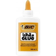 Клей BIC ПВА, белый, 118мл в магазинах Лента