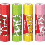 Клей-карандаш BERLINGO Aroma, с ароматом мята, лимон, клубника, роза Клей-карандаш BERLINGO Aroma, с ароматом мята, лимон, клубника, роза