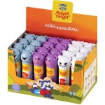 Клей-карандаш МУЛЬТИ-ПУЛЬТИ Зверята: морской котик, бегемот, кошка, Арт. GS_82995, 9г Клей-карандаш МУЛЬТИ-ПУЛЬТИ Зверята: морской котик, бегемот, кошка, Арт. GS_82995, 9г